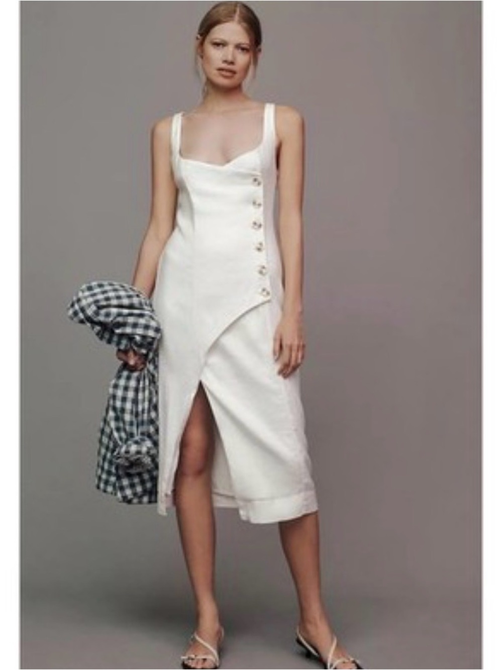 Anthropologie NWT Linen blend dress - Picture 5 of 12